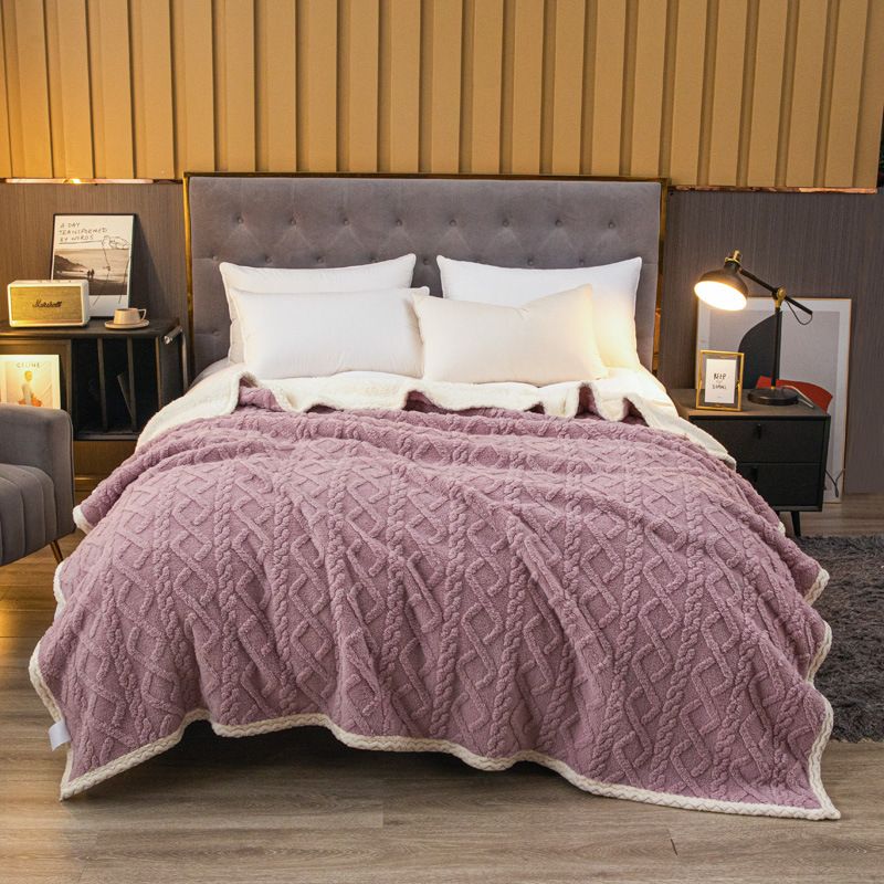 Couverture en peluche chaude