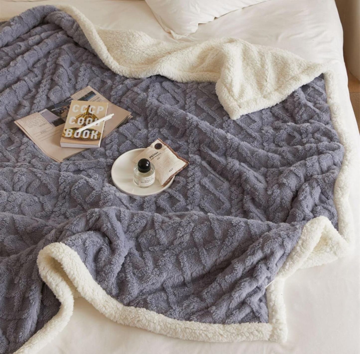 Couverture en peluche chaude