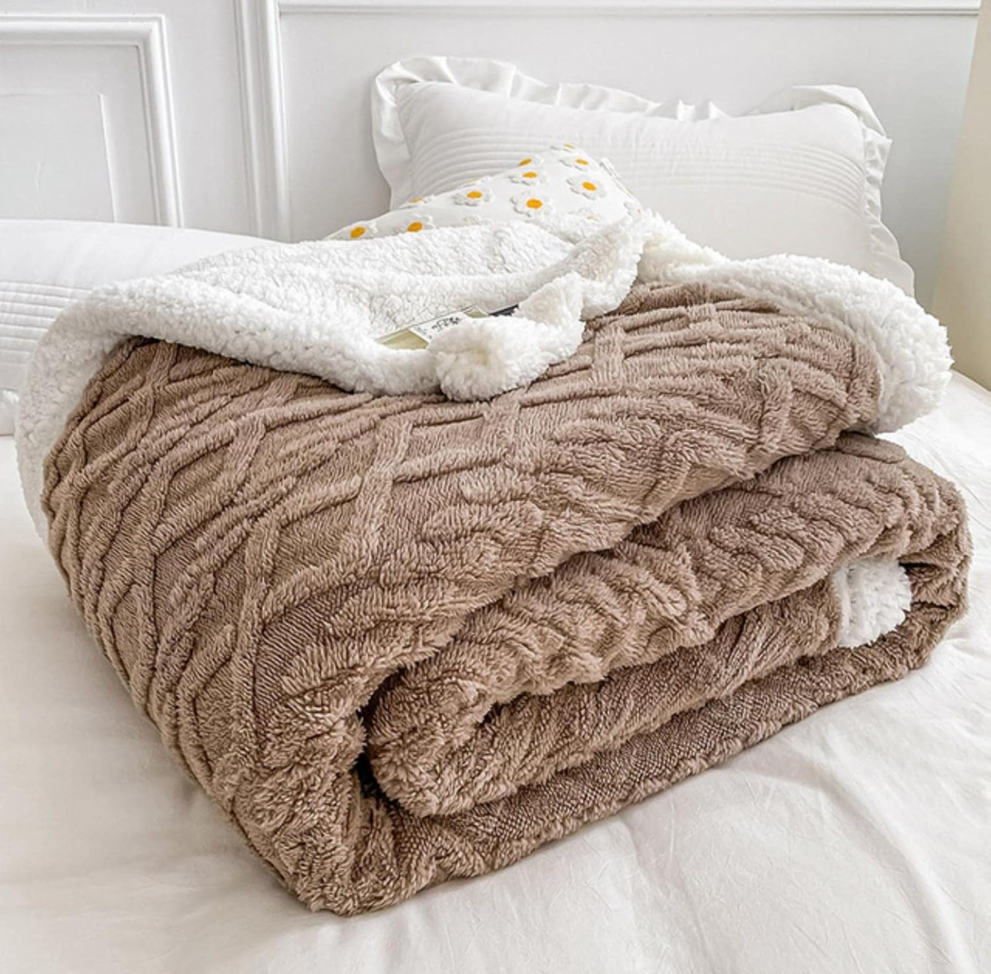 Couverture en peluche chaude