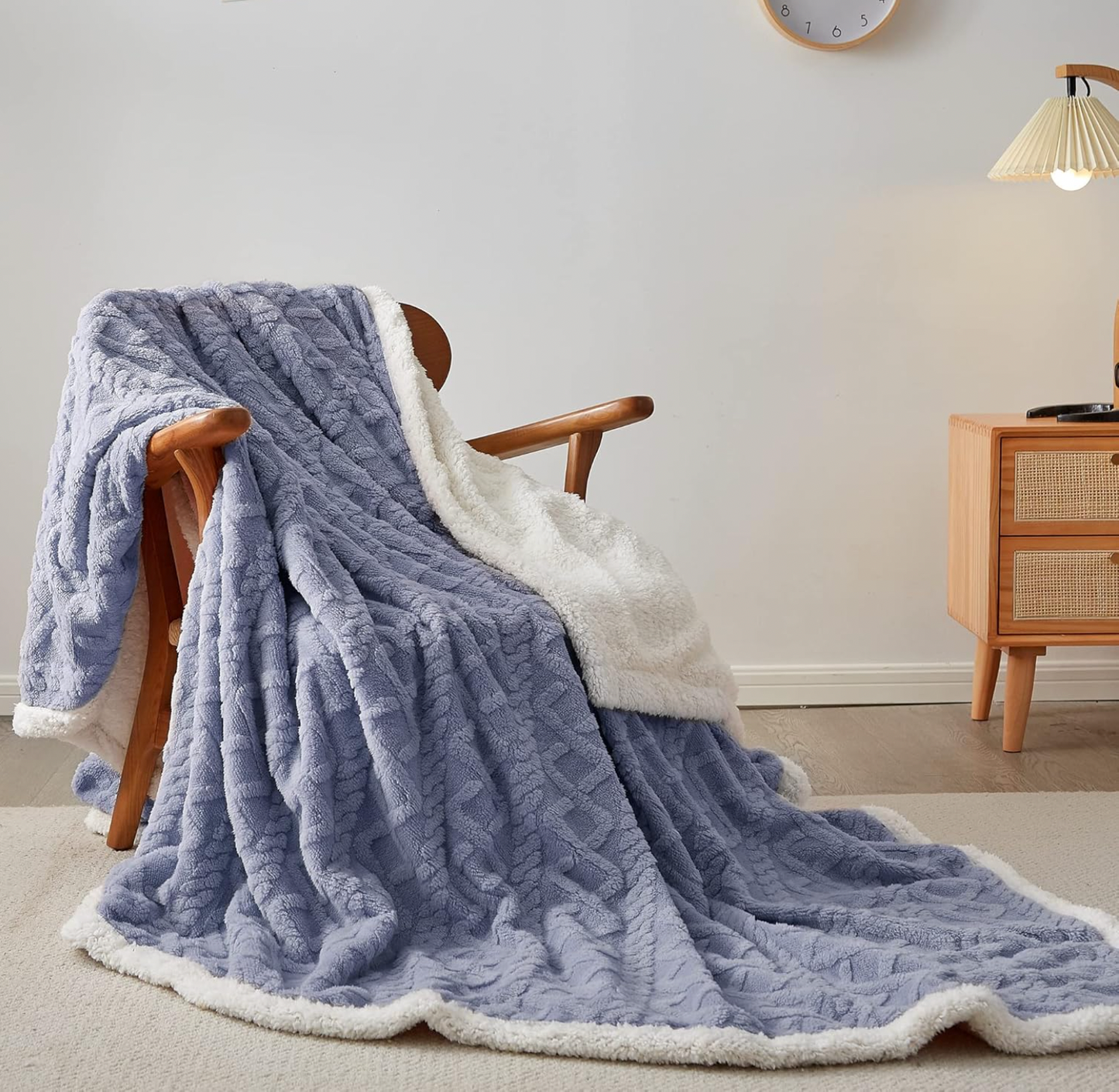 Couverture en peluche chaude