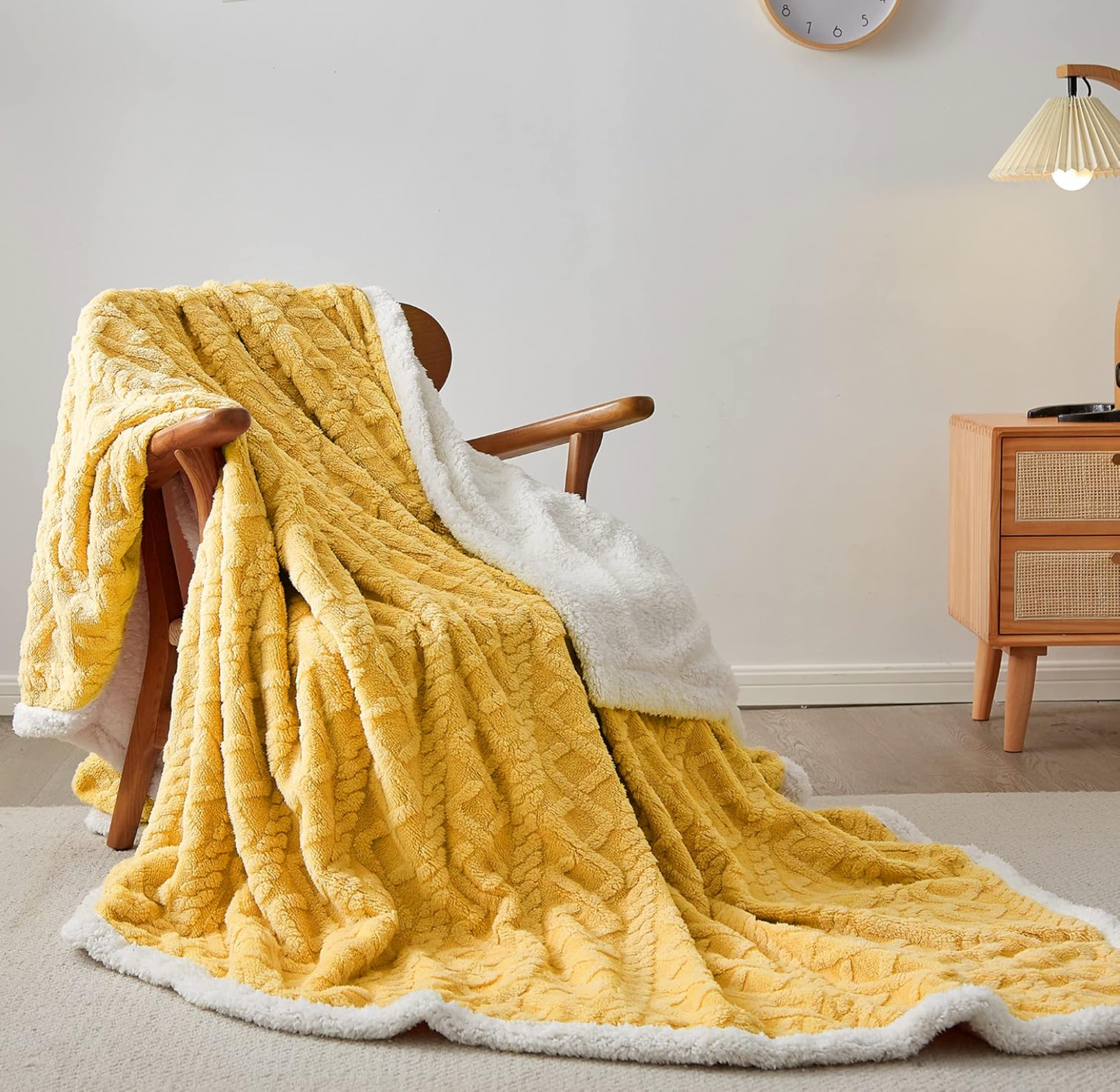 Couverture en peluche chaude