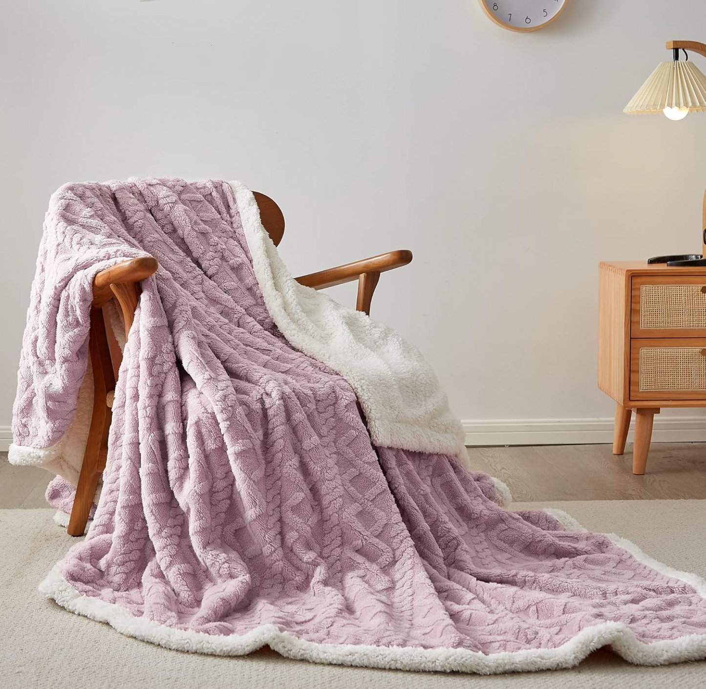 Couverture en peluche chaude