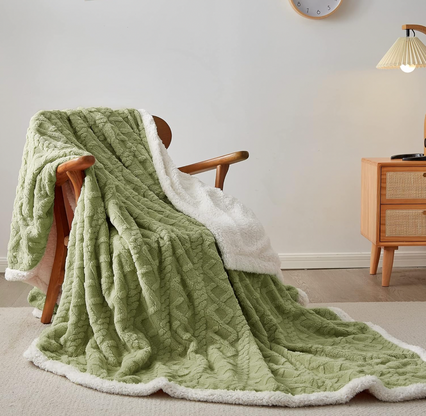 Couverture en peluche chaude