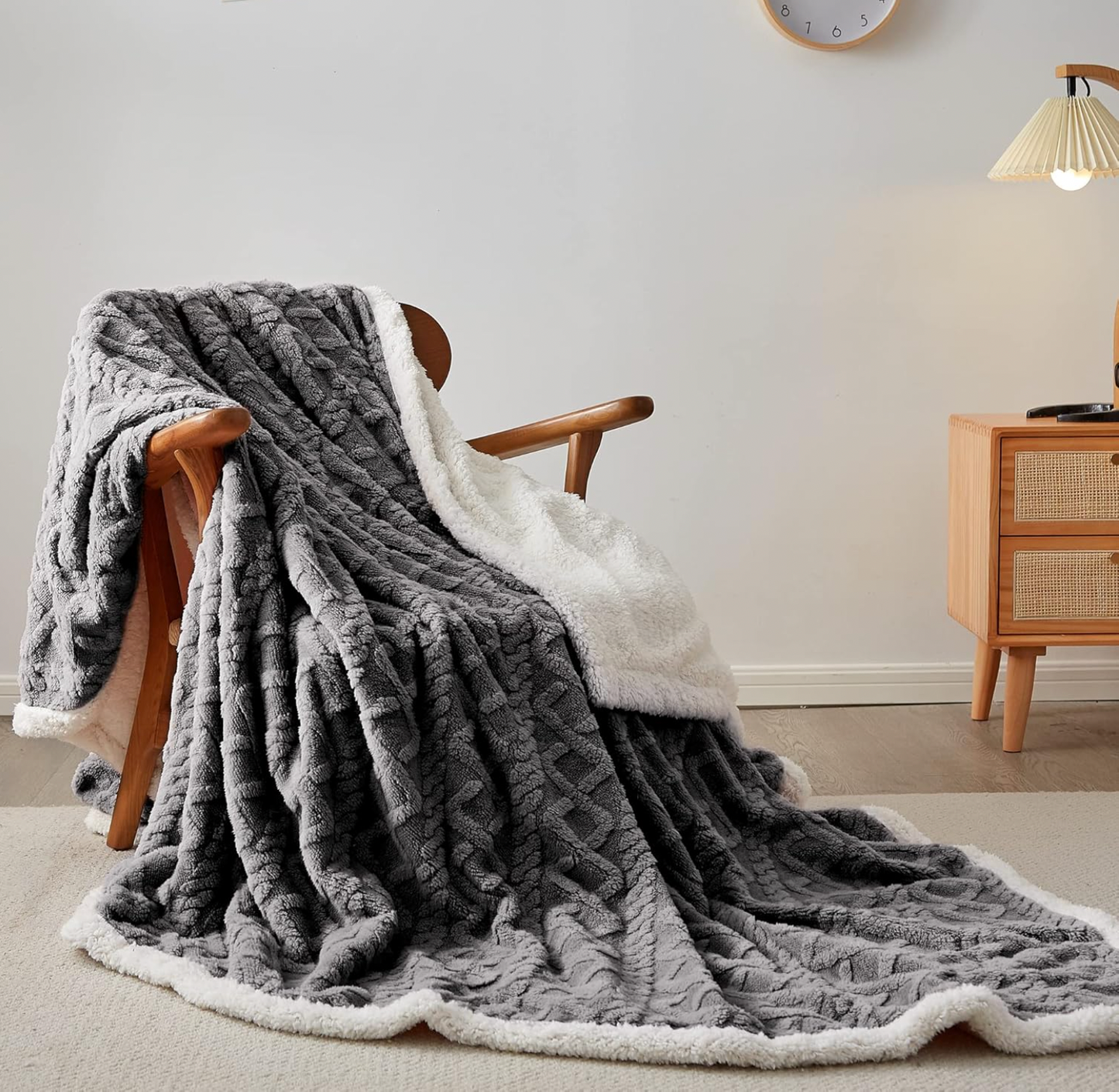 Couverture en peluche chaude