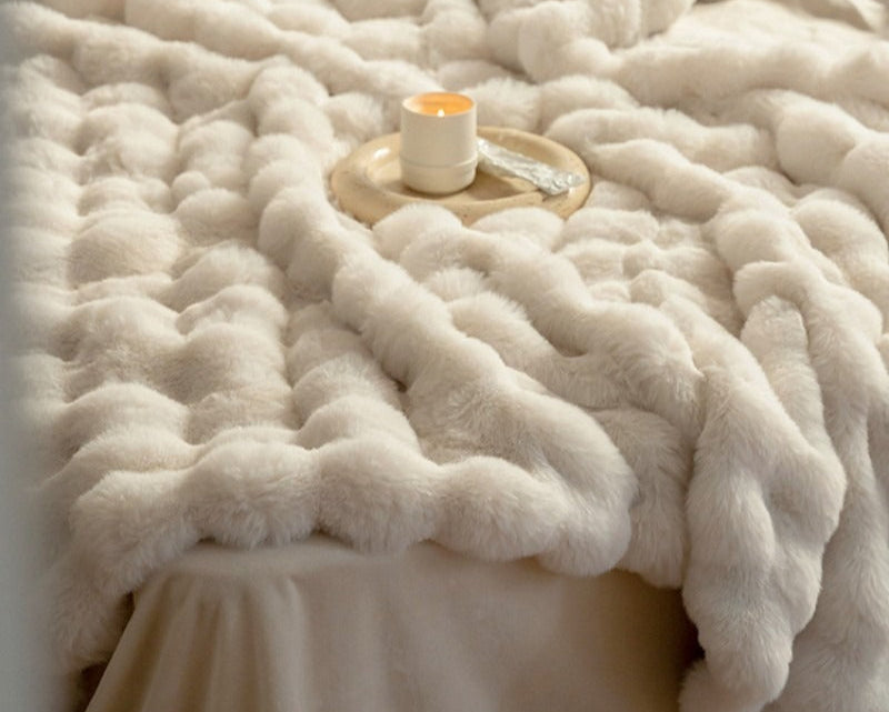 Couverture douillette et tendance