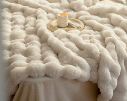 Couverture douillette et tendance